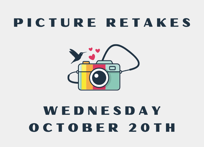 Picture Retakes Wednesday October 20th