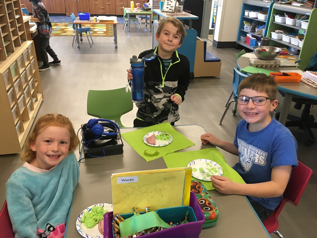 Green eggs and ham were a hit!