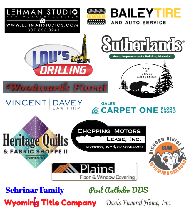 Thank you to our sponsors for after Prom