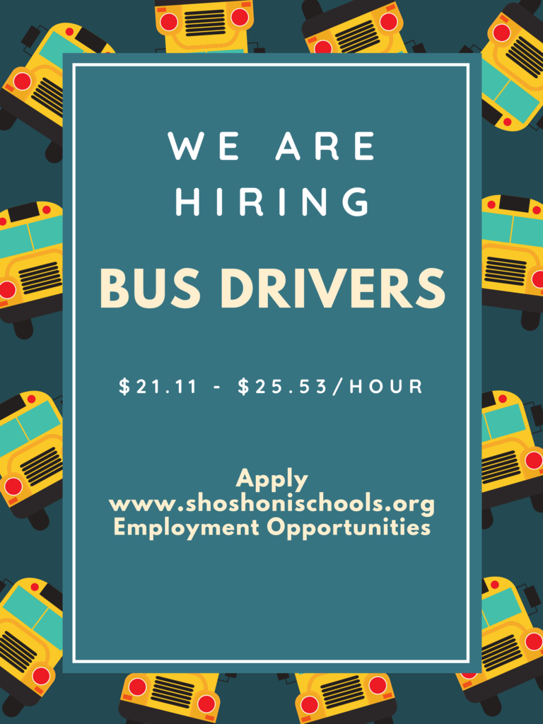 We are hiring bus drivers $21.11 to $21.53/hour