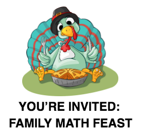 You're invited: Family Math Feast