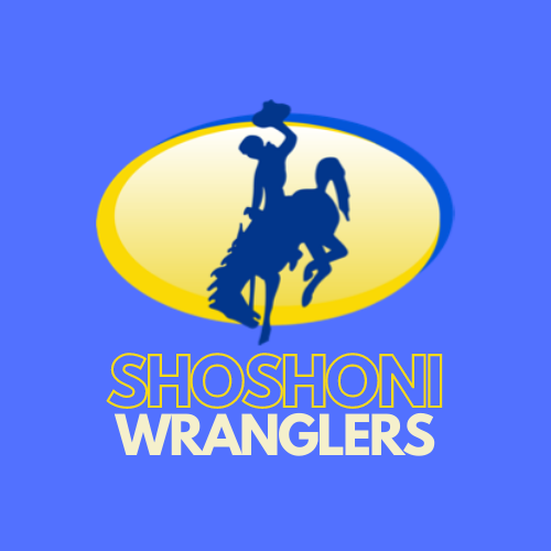 Shoshoni Wrangler Blue/Gold Logo