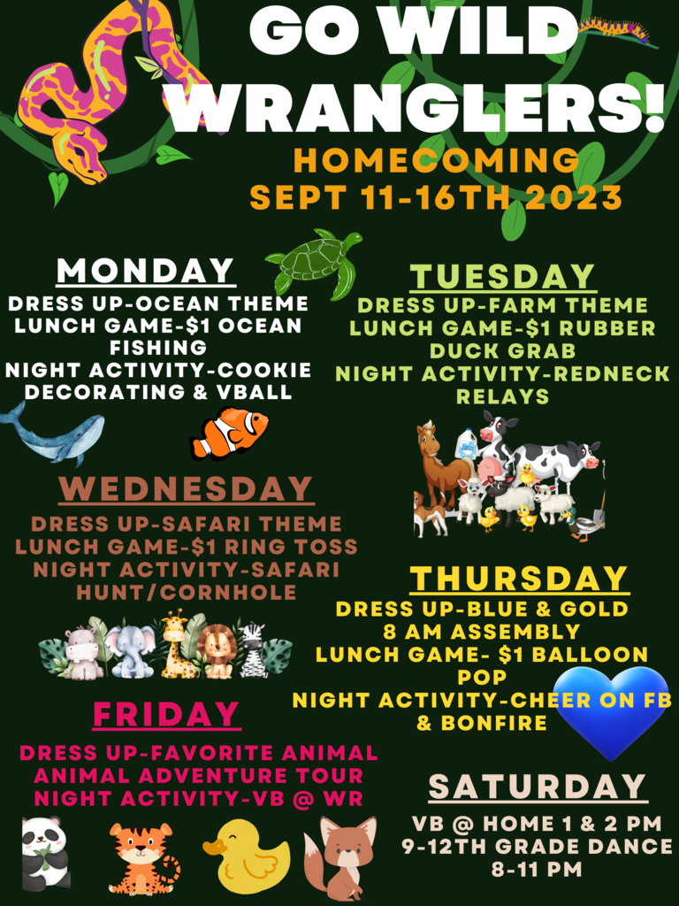 Homecoming September 11-16th
